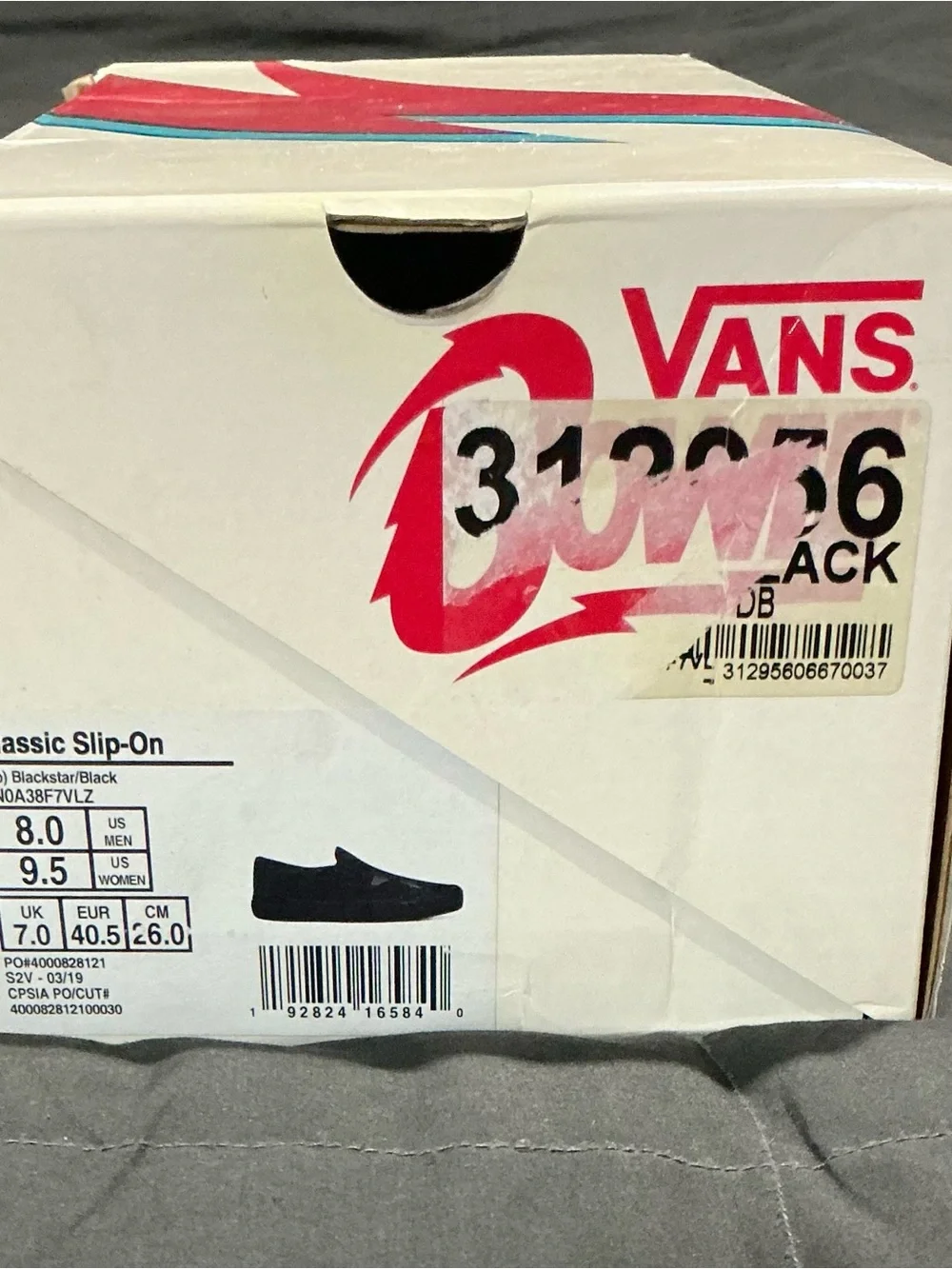 VANS x David Bowie Limited Edition Blackstar Slip-ons